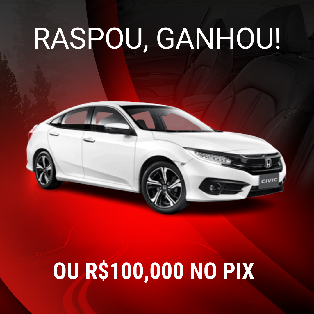 RASPADA PREMIADA PLUS - R$ 100,00 - PRÊMIOS DE ATÉ R$100.000